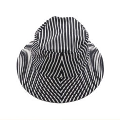 Toddler Reversible Striped Bucket Swim Hat