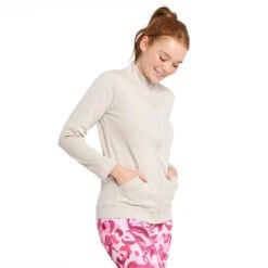 Womens Active Coolpass Jacket - Vapour Blue 7 Womens Active Coolpass Jacket - Vapour Blue -Cancer Council Shop 230804 CancerCouncil Ecom CCCCC145263 0639 5000px