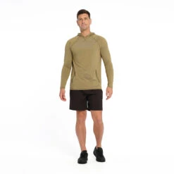 Mens Active Hood - Olive 8 Mens Active Hood - Olive -Cancer Council Shop 230804 CancerCouncil Ecom CCCCC145403 0147 5000px