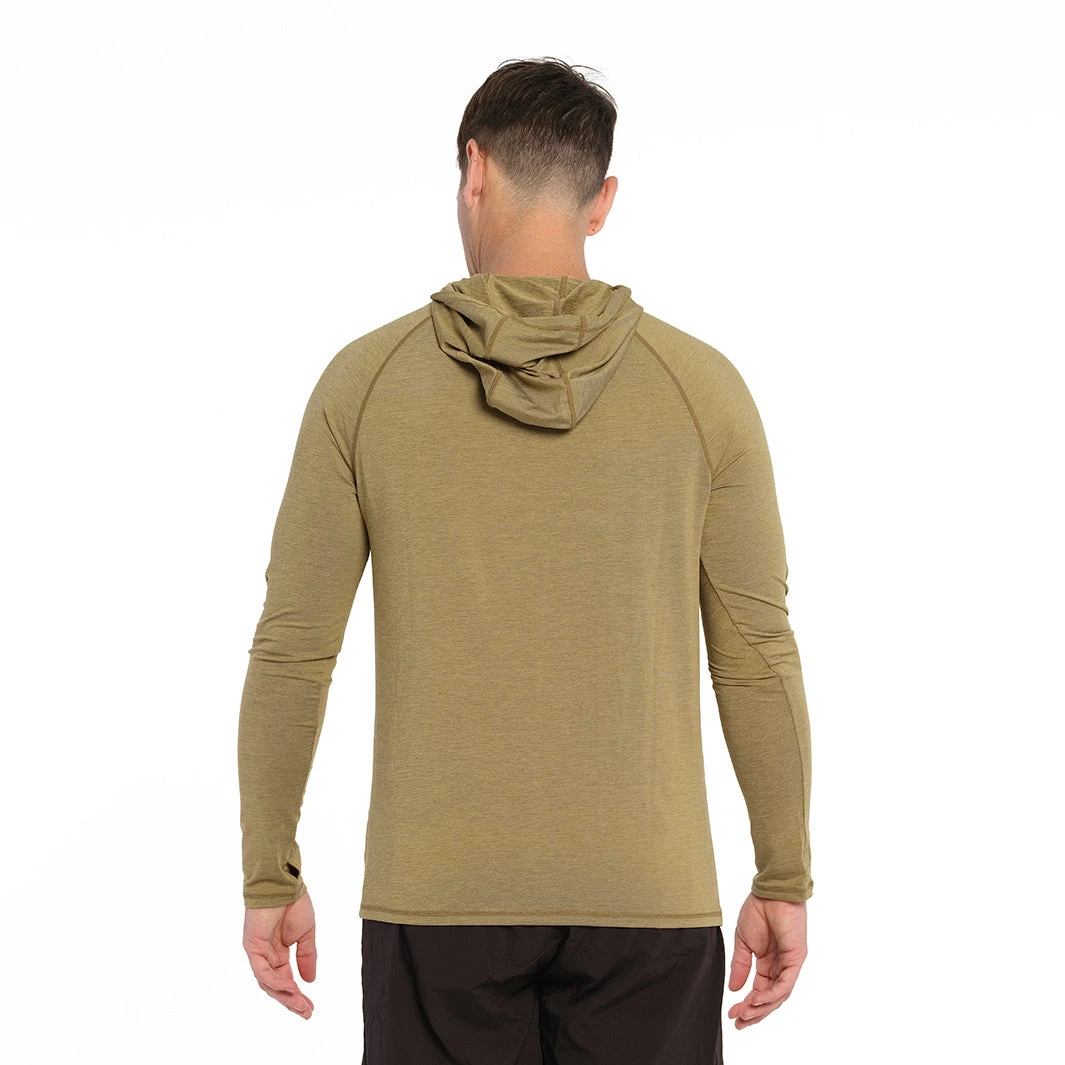Mens Active Hood - Olive 5 Mens Active Hood - Olive - Image 5