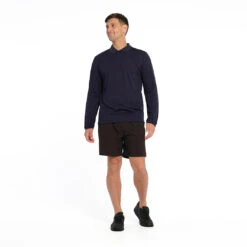 Mens Long Sleeve Polo - Navy -Cancer Council Shop 230804 CancerCouncil Ecom CCCCC145443 0117 5000px