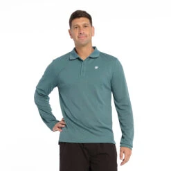 Mens Long Sleeve Polo - Bayou