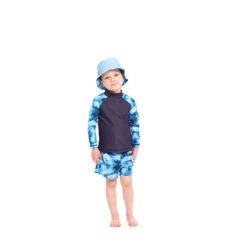 Infant Blue Tie Dye Bucket Swim Hat -Cancer Council Shop 230907 CancerCouncil EcomKids CCCCC865693 1152 5000px