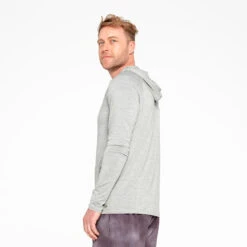 Mens Active Hood - Grey Marle -Cancer Council Shop 240513 CancerCouncil ECOM5207Cropped