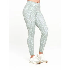 Womens Green Pattern Legging