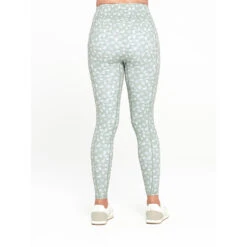 Womens Green Pattern Legging -Cancer Council Shop 240513 CancerCouncil ECOM5267
