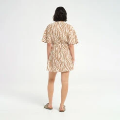 Womens Mini Cover Up Dress 6 Womens Mini Cover Up Dress -Cancer Council Shop 240924 CancerCouncil Ecom ONMODEL CCCCC173954 0245