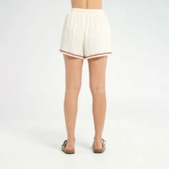 Womens Vintage Beach Cover Up Shorts -Cancer Council Shop 240924 CancerCouncil Ecom ONMODEL CCCCC173974 0265