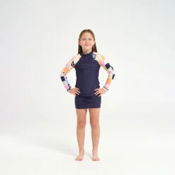 Kids Solid Patch LS Rashie -Cancer Council Shop 240924 CancerCouncil Ecom ONMODEL CCCCC663964 1221