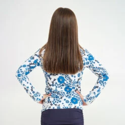 Kids Bella LS Swim Jacket -Cancer Council Shop 240924 CancerCouncil Ecom ONMODEL CCCCC663974 1171