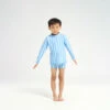Infant Pinstripe LS Rashie - Blue