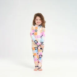 Infant Patch LS Swim Zip Suit
