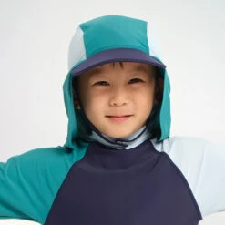 Infant Blocked Legionnare Swim Hat - Bayou