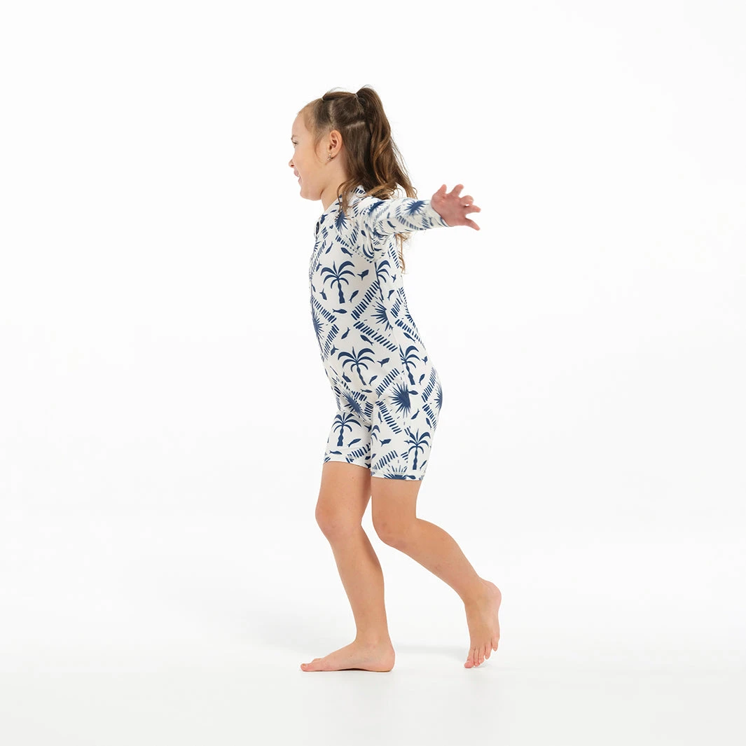 Infant Resort Palm Swim Zip Suit 2 Infant Resort Palm Swim Zip Suit - Image 2