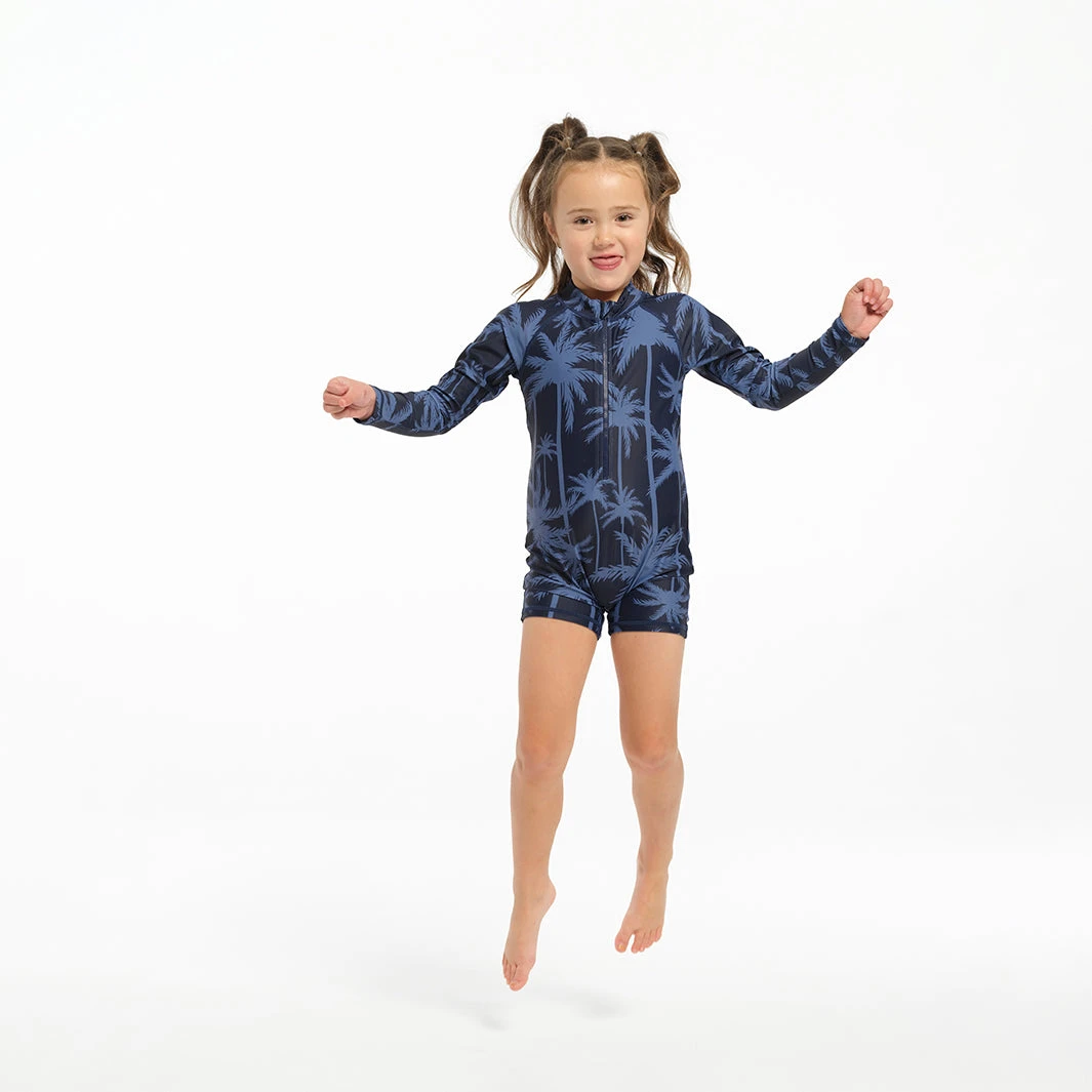 Infant Tropical Palm Swim Zip Suit 1 Infant Tropical Palm Swim Zip Suit