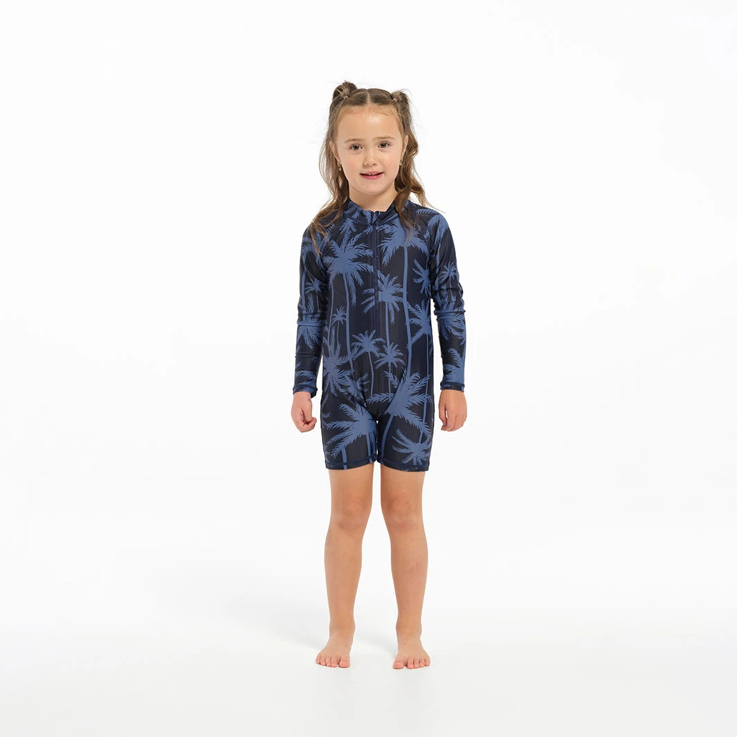 Infant Tropical Palm Swim Zip Suit 2 Infant Tropical Palm Swim Zip Suit - Image 2