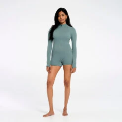 Womens Sea Mist Boyleg One Piece -Cancer Council Shop 250701 CancerCouncil Ecom CCCCC177495 9220