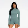 Womens Sea Mist Boyleg One Piece