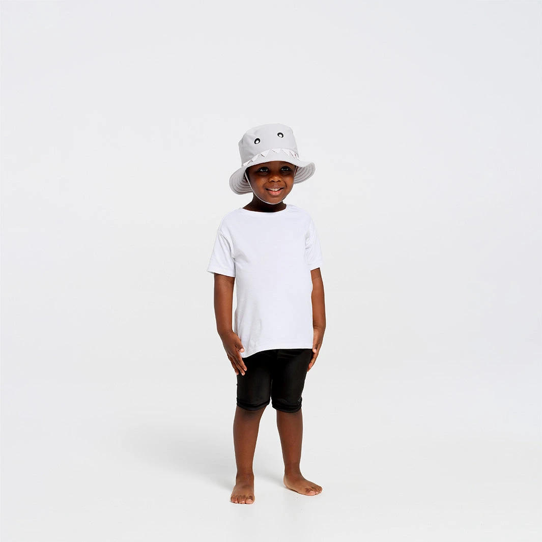 Toddler Shark Bucket Swim Hat 8 Toddler Shark Bucket Swim Hat - Image 8