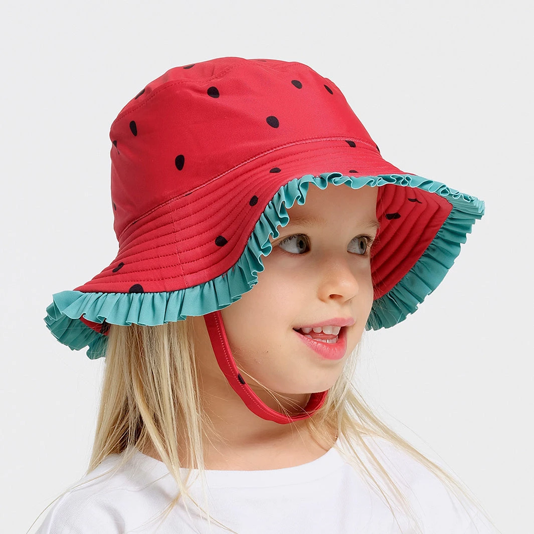 Toddler Watermelon Bucket Swim Hat 3 Toddler Watermelon Bucket Swim Hat - Image 3