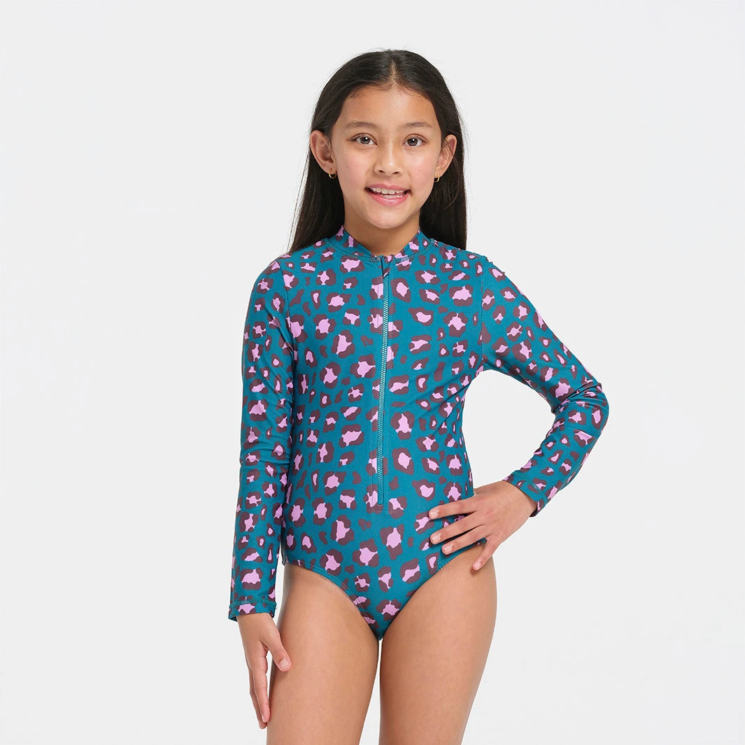 Kids Leopard LS Paddle Suit 1 Kids Leopard LS Paddle Suit