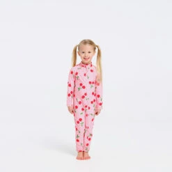 Toddler Cherry Swim Zip Suit -Cancer Council Shop 250701 CancerCouncil Ecom CCCCC802915 8319