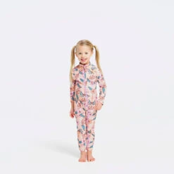 Toddler Paradise Swim Zip Suit
