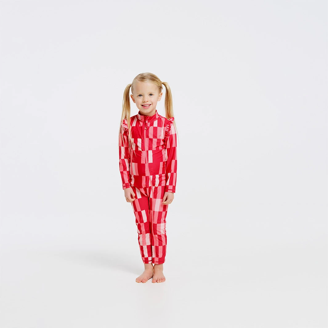 Toddler Scarlett Swim Zip Suit 1 Toddler Scarlett Swim Zip Suit