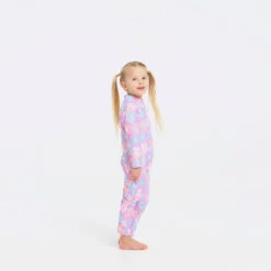 Toddler Posy Swim Zip Suit 6 Toddler Posy Swim Zip Suit -Cancer Council Shop 250701 CancerCouncil Ecom CCCCC803205 8531