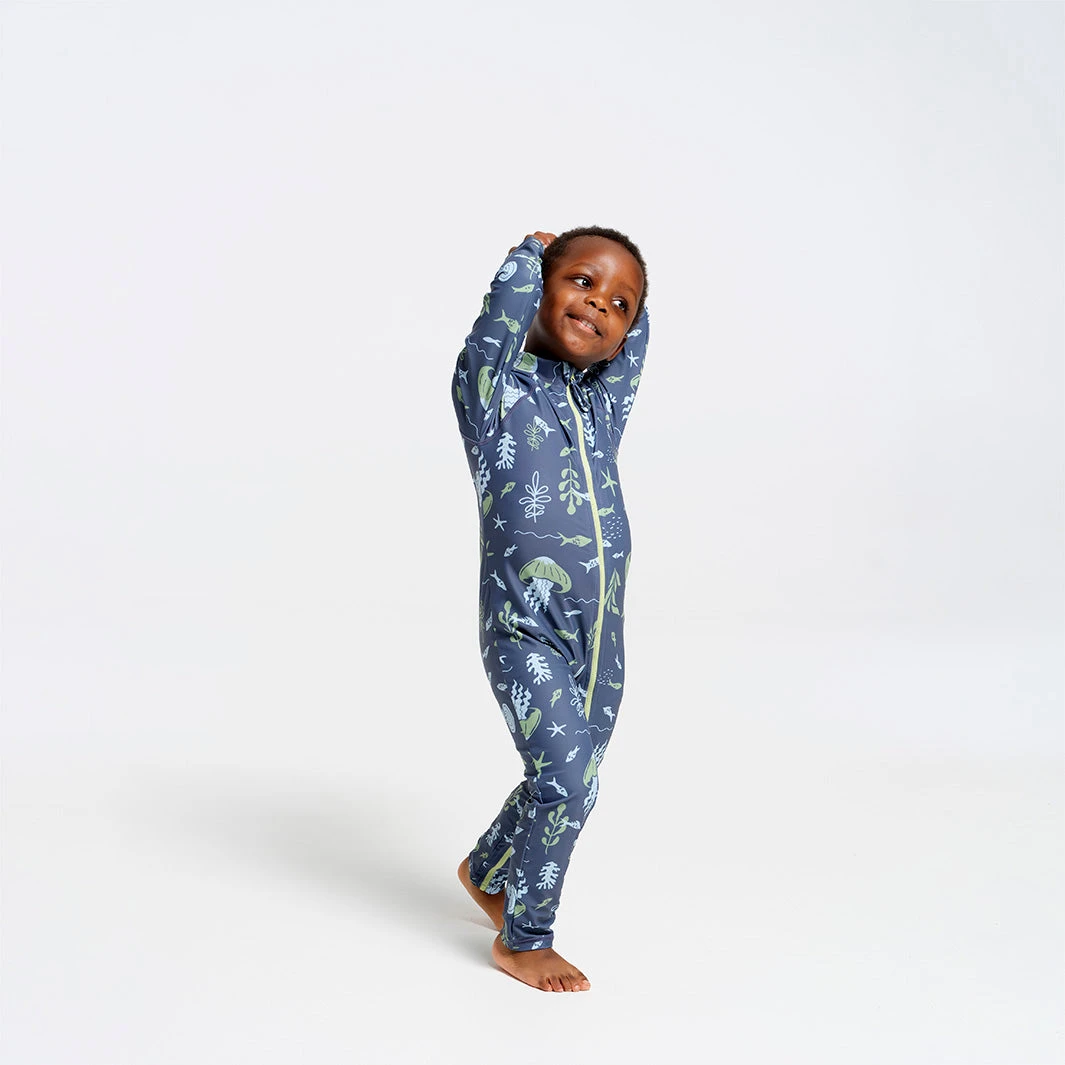 Toddler Deep Sea Swim Zip Suit 3 Toddler Deep Sea Swim Zip Suit - Image 3