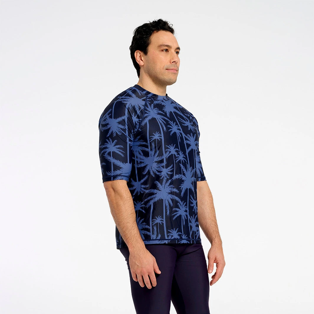 Mens Tropical Palm SS Rashie 3 Mens Tropical Palm SS Rashie - Image 3