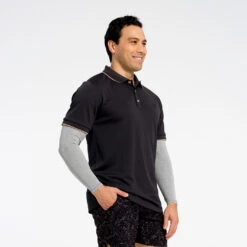 Active UV Sleeve Set - Light Grey Marle -Cancer Council Shop 250701 CancerCouncil Ecom CCCCC973425 9886copy