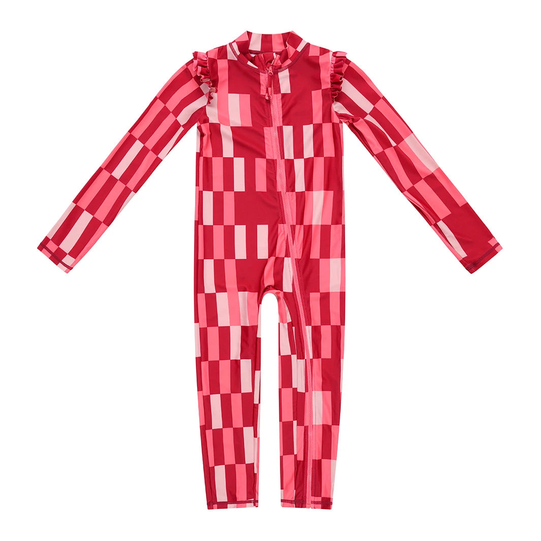 Toddler Scarlett Swim Zip Suit 5 Toddler Scarlett Swim Zip Suit - Image 5