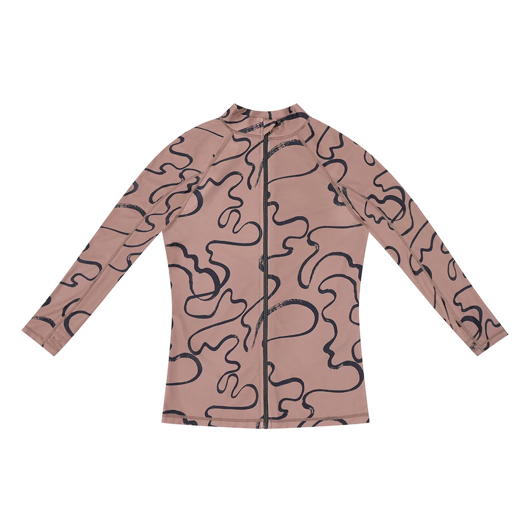 Womens Swirl LS Swim Jacket 5 Womens Swirl LS Swim Jacket - Image 5