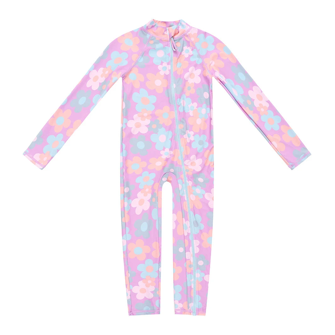 Toddler Posy Swim Zip Suit 4 Toddler Posy Swim Zip Suit - Image 4