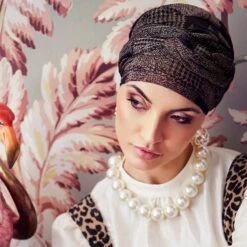 Christine Amber Boho Turban - Toffee