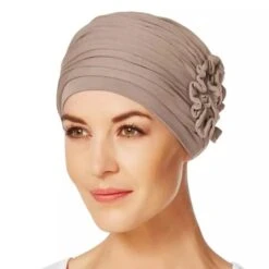Christine Lotus Turban - Taupe