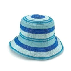 Chloe Bucket Hat - Blue -Cancer Council Shop B11BluesChloeFront