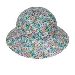 Levi Bucket Hat - Green Floral -Cancer Council Shop B681LeviGreenFlower