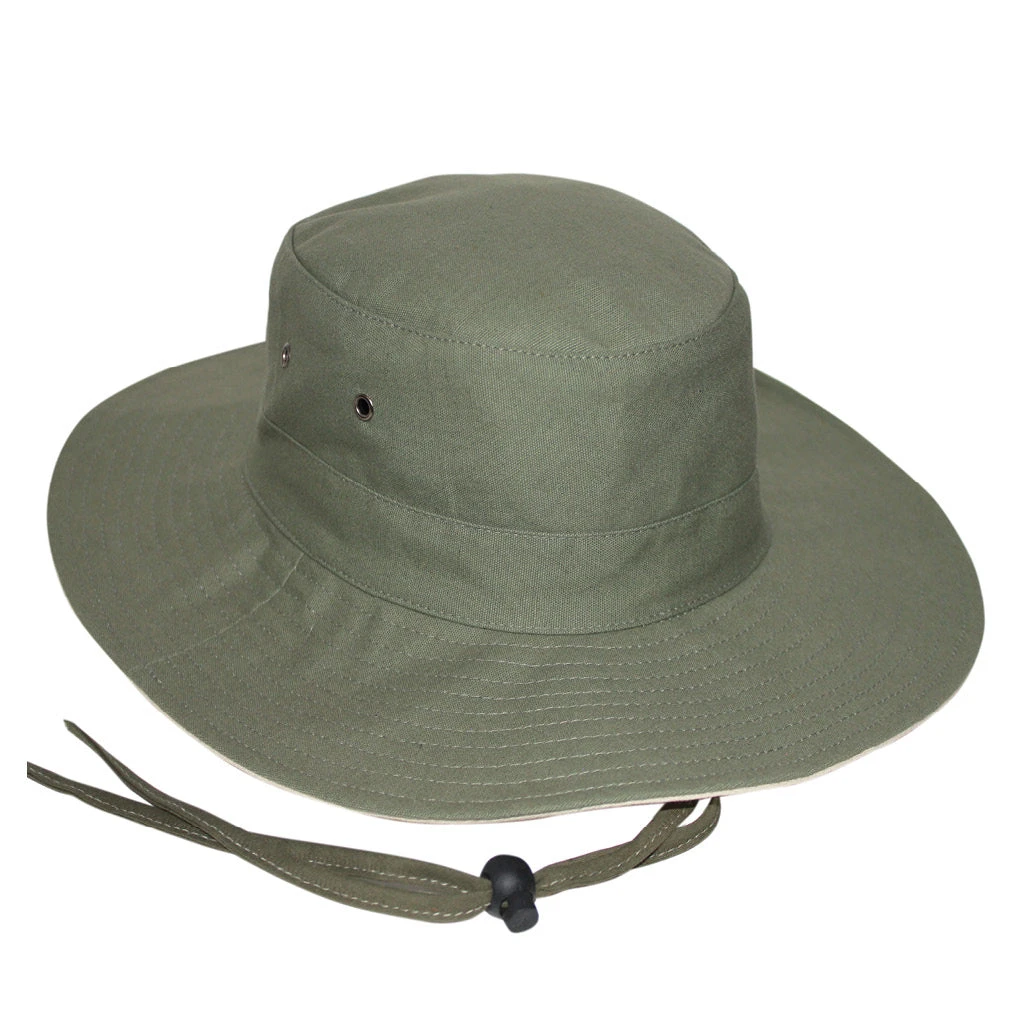 Symonds Kids Cricket Hat - Khaki/Beige 3 Symonds Kids Cricket Hat - Khaki/Beige - Image 3