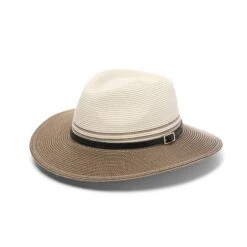 Heritage Town And Country Hat - Ivory/Chocolate