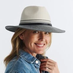 Heritage Town & Country Hat - Ivory/Black