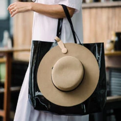 Klipsta Hat Clip - Lavender -Cancer Council Shop Klipsta Beige on bag 4fad02f7 7cfb 4d3b b4b9 bbec10c5d214