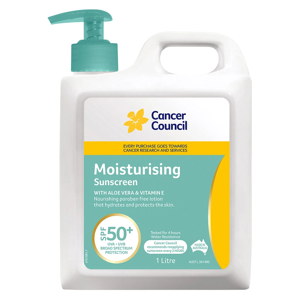 Moisturising Sunscreen SPF50+ 1L 1 Moisturising Sunscreen SPF50+ 1L