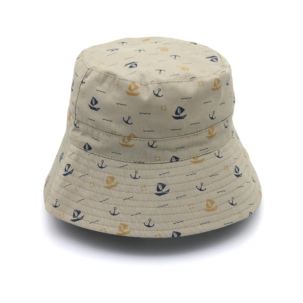 Mario Bucket Hat - Khaki Boats 2 Mario Bucket Hat - Khaki Boats - Image 2