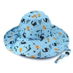 Lonnie Bucket Hat - Dinosaur -Cancer Council Shop PK009DinosaurLONNIEAngle