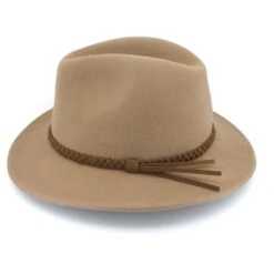 Cooroy Fedora Hat - Camel -Cancer Council Shop PK010CooroyCamelsidetassel