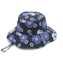 Flora Bucket Hat - Navy