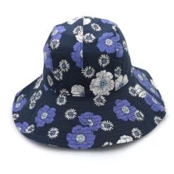 Tammy Bucket Hat - Navy 5 Tammy Bucket Hat - Navy -Cancer Council Shop PK013NavyFloral