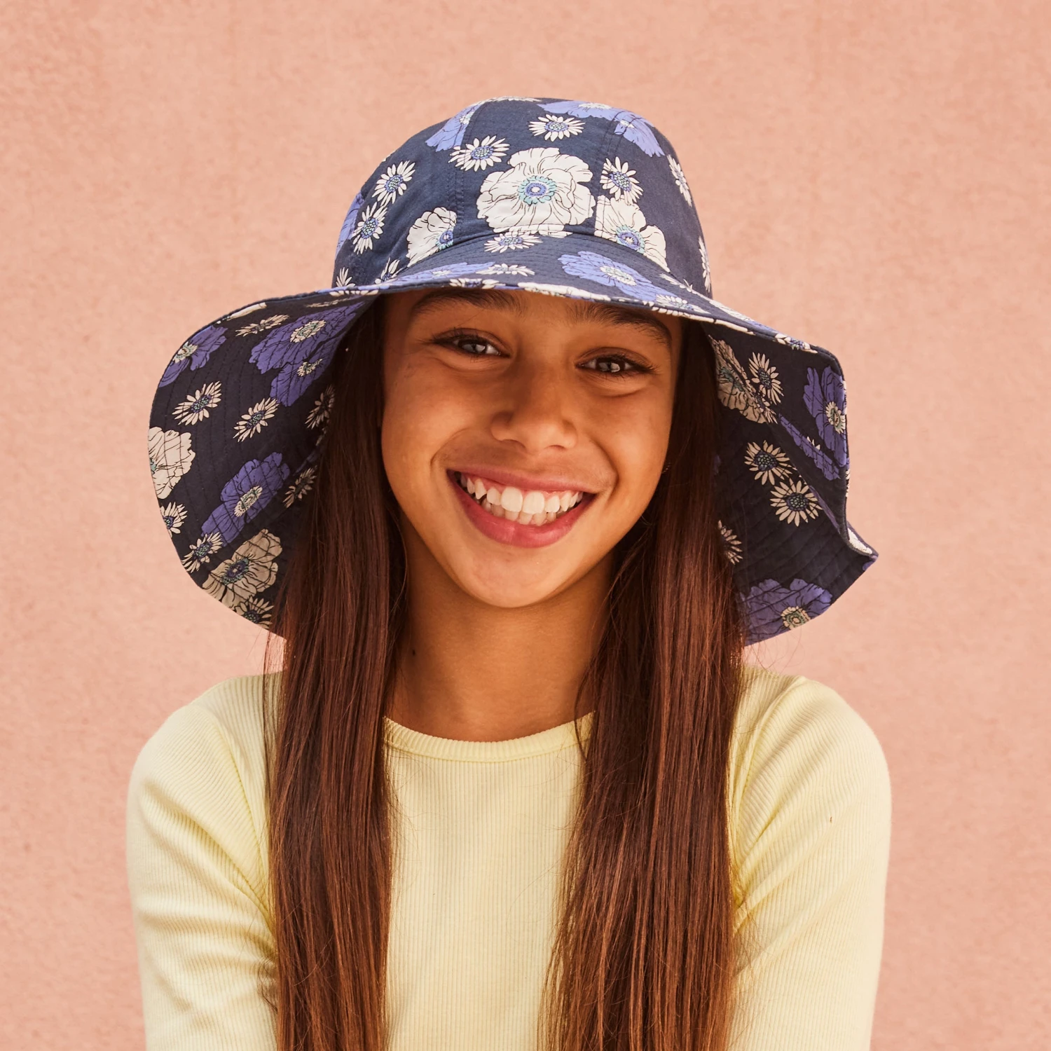 Tammy Bucket Hat - Navy 2 Tammy Bucket Hat - Navy - Image 2